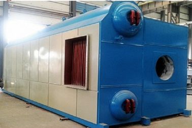 Double Tank Gas Fired Hot Water Boiler , Natural Gas Water Boiler Corrugated Full Docking Welded